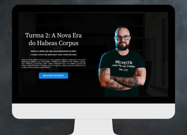 Imagem Curso Caio Turma 2 A nova era do habeas corpus